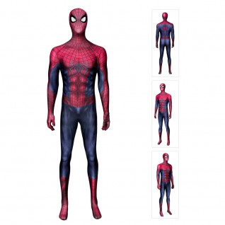 Peter Parker Jumpsuit The Amazing Spider-man 2 Andrew Garfield Cosplay Costumes