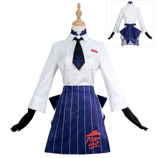 Genshin Impact Cosplay Costume Pizza Eula Halloween Suit