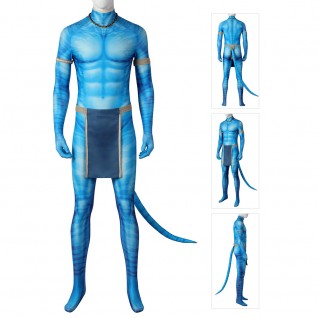 Avatar 2 The Way of Water Cosplay Costume Jake Sully Cosplay Jumpsuit