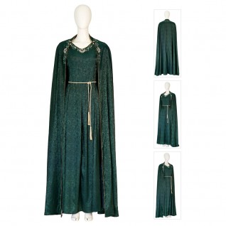 House of the Dragon Cosplay Costume Rhaenyra Targaryen Green Dress