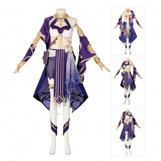 Genshin Impact Halloween Suits Candace Cosplay Costume