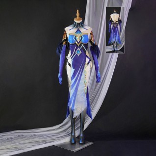 Genshin Impact Halloween Suits Hidden Mirror Lady Cosplay Costume