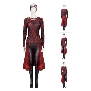 Scarlet Witch Jumpsuits Doctor Strange in the Multiverse of Madness Wanda Cosplay Suits