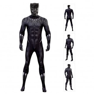 Black Panther Cosplay Costumes Jumpsuit