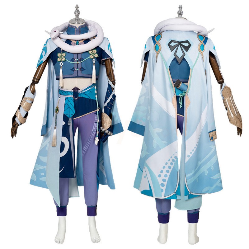 Genshin Impact Baizhu Cosplay Costume Suits