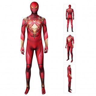 Marvel's Spider-Man Cosplay Costumes Iron Spider Armor Halloween Jumpsuit
