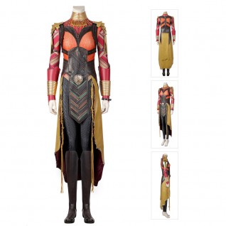 Dora Milaje Okoye Suit Black Panther 2 Wakanda Forever Cosplay Costume