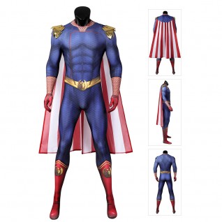 The Boys Season 3 Homelander Cosplay Jumpsuits for Adult