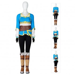 The Legend of Zelda Breath of the Wild Cosplay Suits Princess Zelda Cosplay Costume
