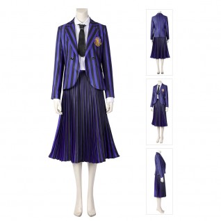 Wednesday Addams Cosplay Costumes Nevermore Academy Uniform Enid Sinclair Bianca Barclay Costume