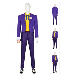 The Joker Costume 1992 Batman The Animated Series Cosplay Suits