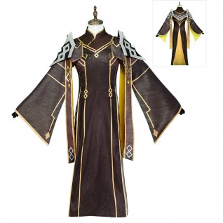 Genshin Impact Cosplay Suits Zhongli Cosplay Costumes
