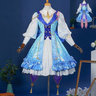 Genshin Impact Suits Springbloom Missive Kamisato Ayaka New Cosplay Costumes  