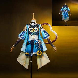 Game Genshin Impact Cosplay Costumes Kirara Halloween Suit