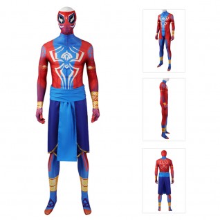Spider-Man India Pavitr Prabhakar Cosplay Costumes Across The Spider-Verse Suit