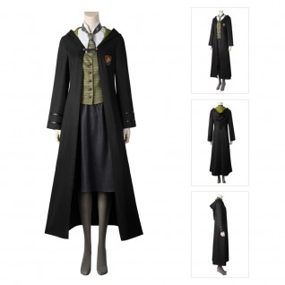 Hogwarts Legacy Hufflepuff Cosplay Costumes Female School Uniform