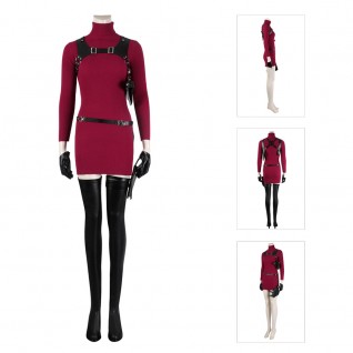 2023 Ada Wong Cosplay Costumes Resident Evil 4 Remake Dress Suit