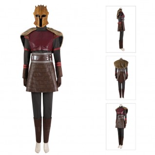 The Mandalorian Season 3 Cosplay Costumes Armorer Halloween Suit