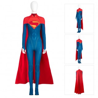 The Flash Supergirl Kara Zor-El Cosplay Costumes Optimized Version