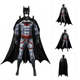 Thomas Wayne Batman Bodysuit Flashopoint Batman Cosplay Costume Outfit