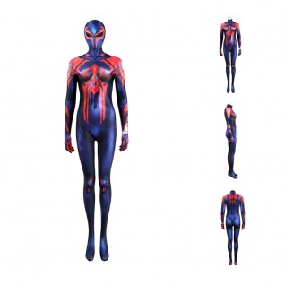 Spiderman 2099 Miguel OHara Jumpsuit Spider-Woman Across The Spider-Verse Female Cosplay Costume