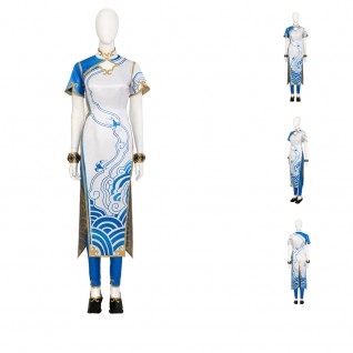Street Fighter Cosplay Suit Chun Li Costume Women Dress