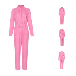 Barbie Cosplay Costumes Movie Barbie Cheerleaders Pink Suit Women Uniform