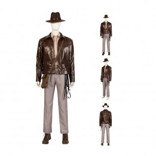 2023 Indiana Jones Cosplay Suit Indiana Jones and the Dial of Destiny Cosplay Costume Halloween Outfits