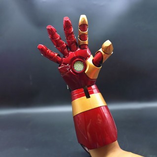 MK43 Iron Man 1:1 Wearable Light-emitting Arm Right Gloves