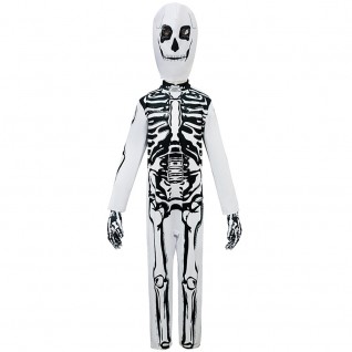 Kids Halloween Skull Cosplay Costumes Horror Party Suit