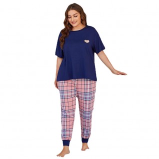 Womens Sleepwear Summer Two-Piece Loungewear Pajamas