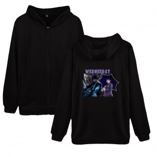 The Addams Family Pullovers Wednesday Print Hoodies