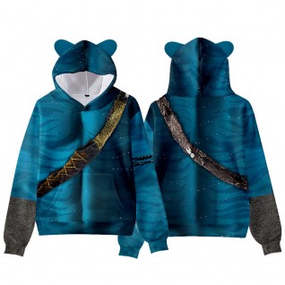 Jake Sully Cat Ears Streetwear Avatar 2 The Way of Water Hoodies