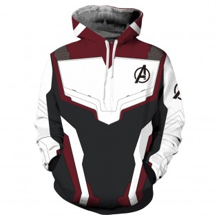 Avengers 4 endgame quantum stretch sports hooded Hoodie quantum combat suit