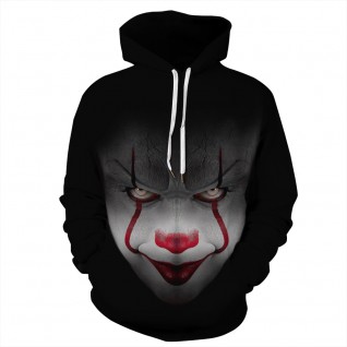 It Chapter 2 Pennywise Hoodie 3D Print Pattern Long Sleeve Hoodies