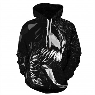 Black Venom Long Sleeeve Hoodies