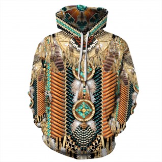 American Indian Fashion Long Sleeve Hoodie