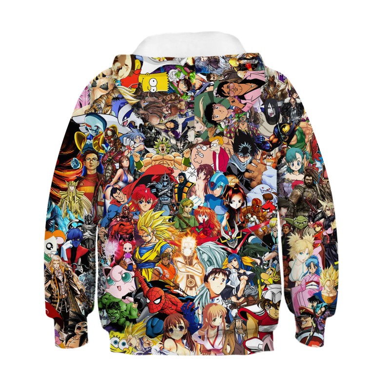 Kids anime hoodie cheap