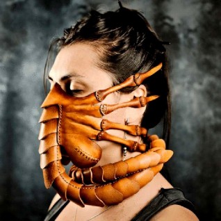 Halloween Scary Alien Scorpion Helmet Facehugger Mask