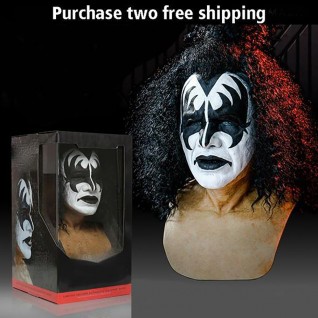 Halloween Horror Cosplay Helmet KISS- Band Lead Singer Gene Simmons Mask