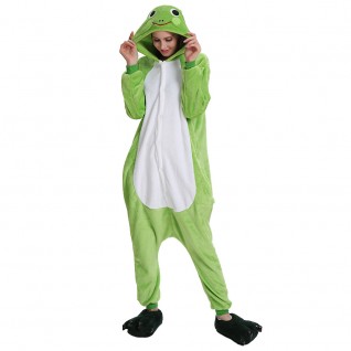 Frog Kigurumi Animal Onesie Pajama Costumes for Adult