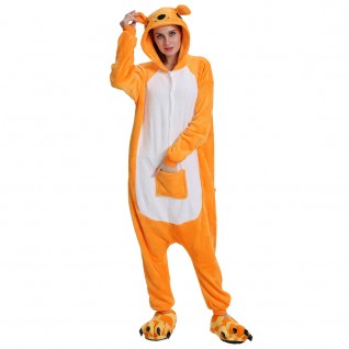 Kangaroo Kigurumi Animal Onesie Pajama Costumes for Adult