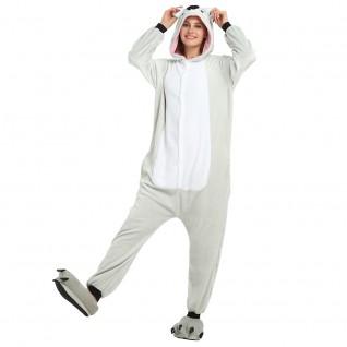 Black Koala Kigurumi Animal Onesie Pajama Costumes for Adult