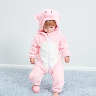 Baby Pink Pig Onesies Pajamas Romper