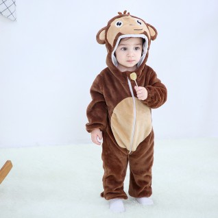 Monkey Onesies Pajamas Baby Romper