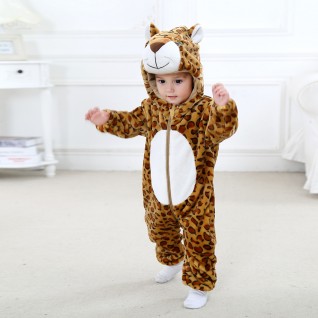 Leopard Onesies Pajamas Baby Romper