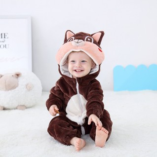 Squirrel Onesies Pajamas Baby Romper