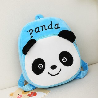 Kids Cartoon Blue Panda Backpack