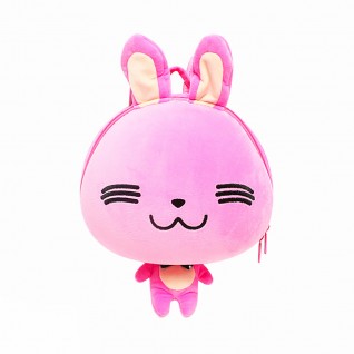 Kids Cartoon Pink Rabbit Backpack