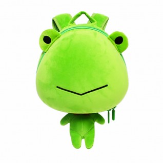 Kids Cartoon Green Frog Backpack